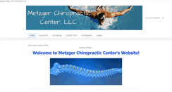 Desktop Screenshot of metzgerchiropractic.com